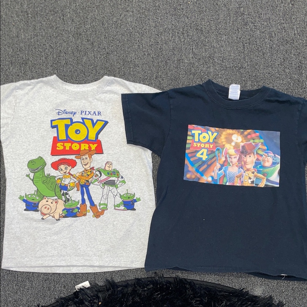 Disney Toy Story Kids T-Shirt Set - Gray and Black